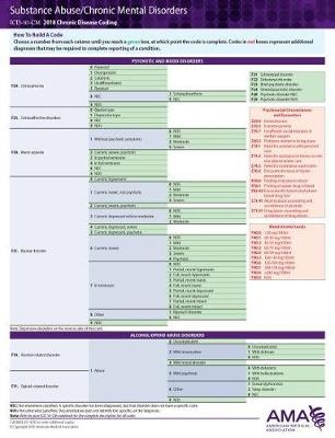 ICD-10-CM 2018 Chronic Disease Coding Cards: Substance Abuse/Chronic Mental Disorders -  American Medical Association