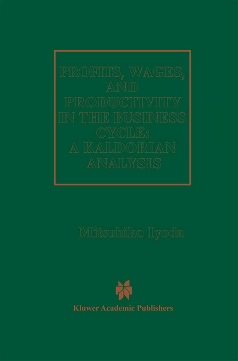 Profits, Wages and Productivity in the Business Cycle - Mitsuhiko Iyoda