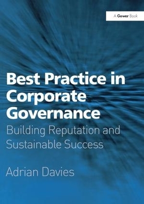 Best Practice in Corporate Governance - Adrian Davies