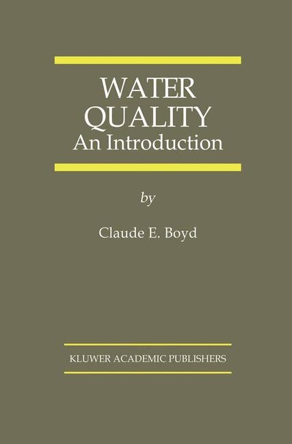 Water Quality - Claude E. Boyd