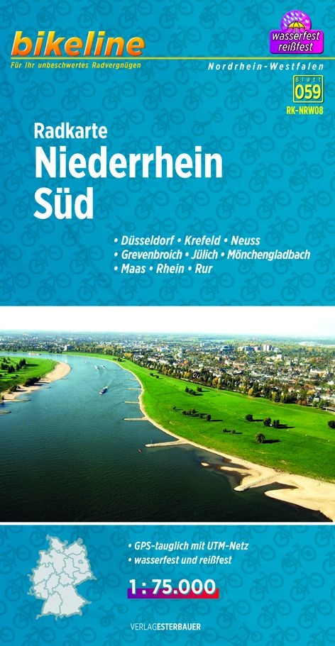 Radkarte Niederrhein Süd (RK-NRW08) - 