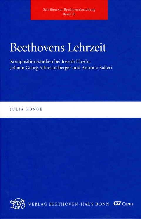 Beethovens Lehrzeit - Julia Ronge