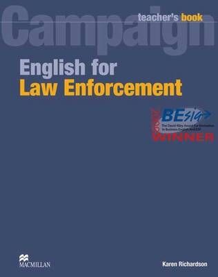 English for Law Enforcement Teacher's Book - Karen Richardson