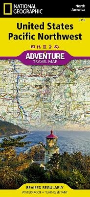 United States, Pacific Northwest Adventure Map - National Geographic Maps