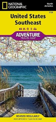 United States, Southeast Adventure Map - National Geographic Maps