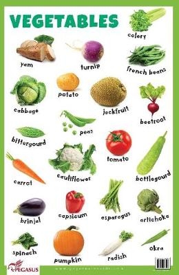 Vegetables Educational Chart -  Pegasus