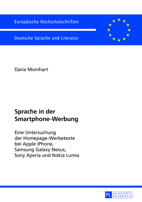 Sprache in der Smartphone-Werbung - Daria Monihart M.A.