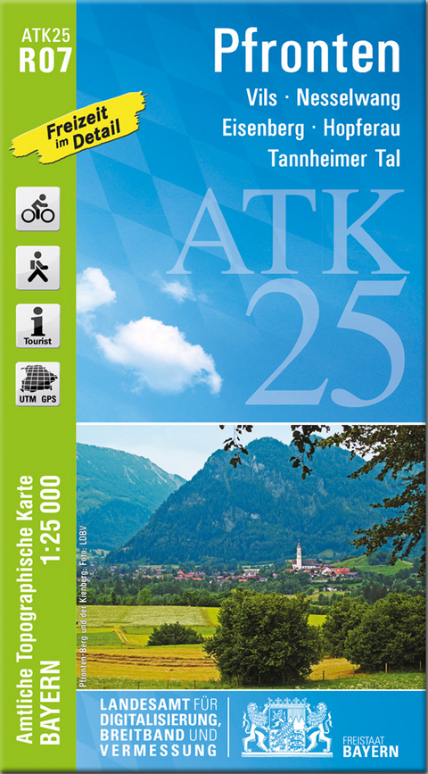 ATK25-R07 Pfronten (Amtliche Topographische Karte 1:25000)