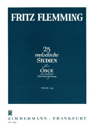 25 melodische Studien, Oboe und Klavier. H.2 - Fritz Flemming