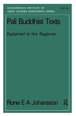 Pali Buddhism Texts Nims14 - Rune E a Johansson