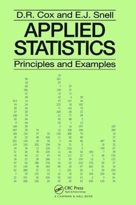 Applied Statistics - Principles and Examples - D.R. Cox