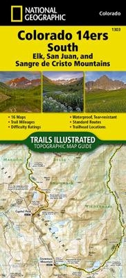 Colorado 14ers South [san Juan, Elk, And Sangre De Cristo Mountains] Adventure Map - National Geographic Maps