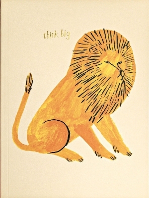 Big Cat Lion GreenJournal - Jen Collins