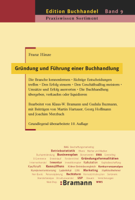 Gründung und Führung einer Buchhandlung - Franz Hinze