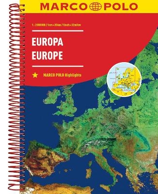 MARCO POLO ReiseAtlas Europa 1:2 000 000