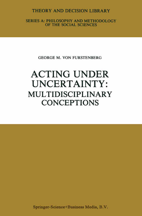 Acting under Uncertainty - 