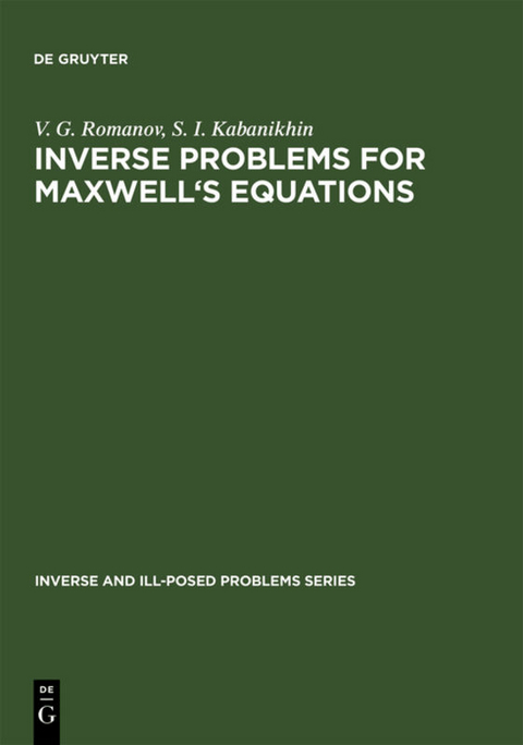 Inverse Problems for Maxwell's Equations - V. G. Romanov, S. I. Kabanikhin