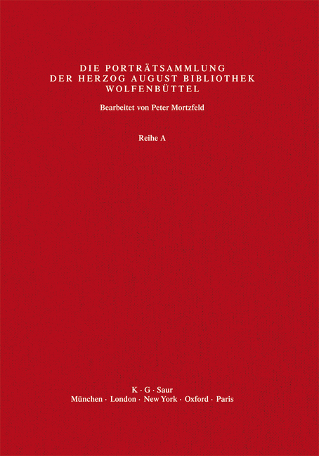 Katalog der Graphischen Porträts in der Herzog August Bibliothek... / En - Gy (A5599 - A8499) - 