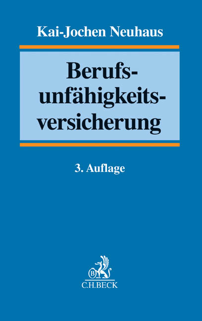 Berufsunfähigkeitsversicherung - Kai-Jochen Neuhaus, Wolfgang Voit