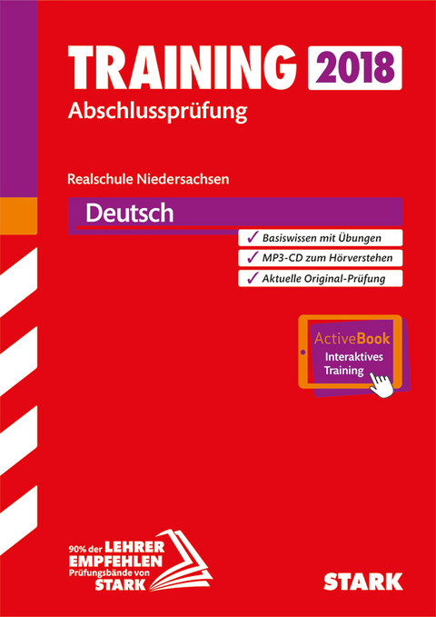 Training Abschlussprüfung Realschule Niedersachsen - Deutsch - inkl. Online-Prüfungstraining