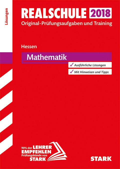 Lösungen zu Original-Prüfungen und Training Realschule - Mathematik - Hessen