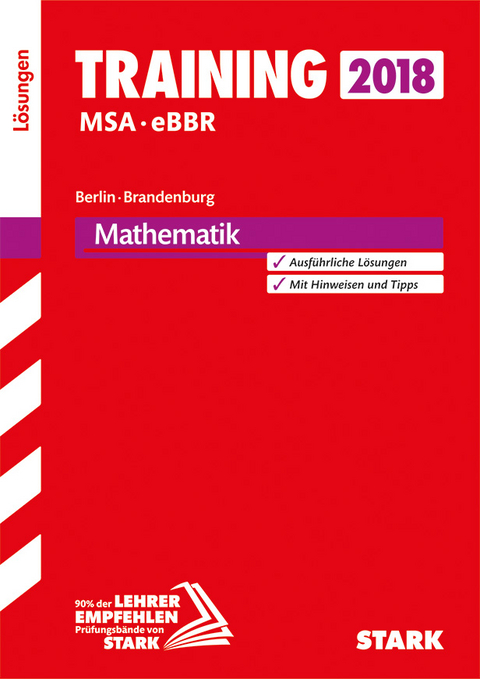 Lösungen zu Training MSA/eBBR - Mathematik - Berlin/Brandenburg