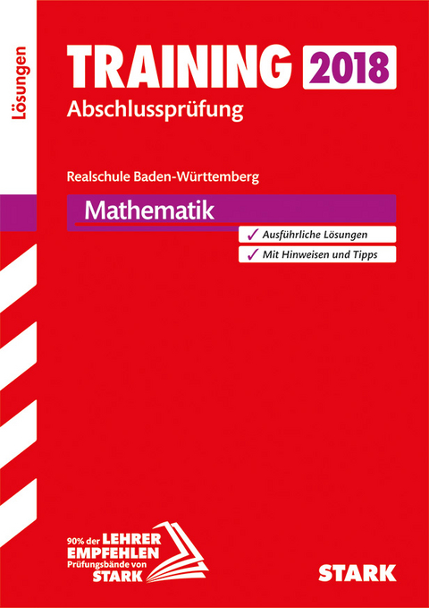 Lösungen zu Training Abschlussprüfung Realschule - Mathematik - BaWü