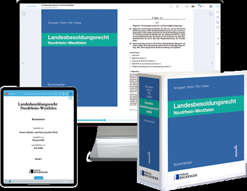 Landesbesoldungsrecht Nordrhein-Westfalen – Print + Digital - Udo Kolbe, Tobias Trierweiler, Gero Kordt, Kathrin Möllmann, Markus Spitz, Ulrike Wellpott