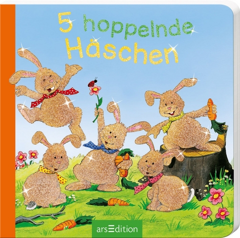 5 hoppelnde Häschen - Sabine Cuno