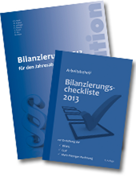 Bilanzierung und Bilanzierungscheckliste 2013 - Kombi-Paket