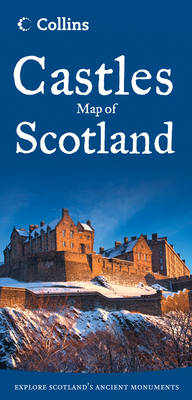 Castles Map of Scotland -  Collins Maps