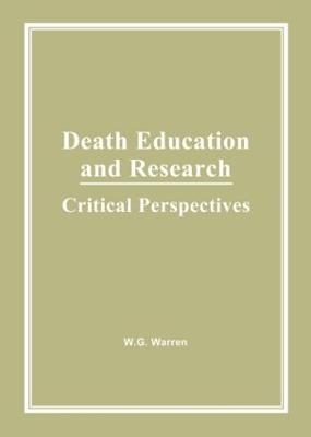 Death Education and Research - William G Warren