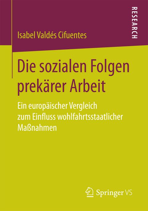 Die sozialen Folgen prekärer Arbeit - Isabel Valdés Cifuentes