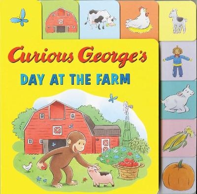 Curious George's Day at the Farm Tabbed Lift-the-Flaps - H. A. Rey