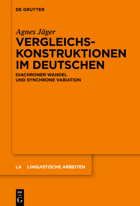 Vergleichskonstruktionen im Deutschen - Agnes Jäger