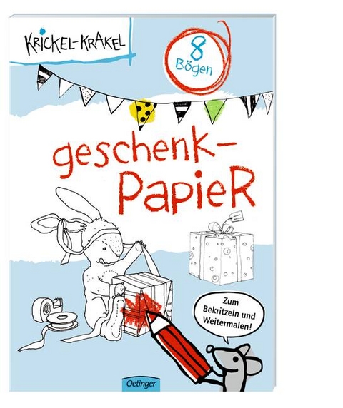 Krickel-Krakel Geschenkpapierbuch