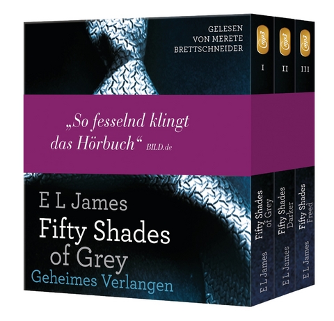 Fifty Shades of Grey. Die Gesamtausgabe (Teil 1-3), 6 MP3-CDs - E L James