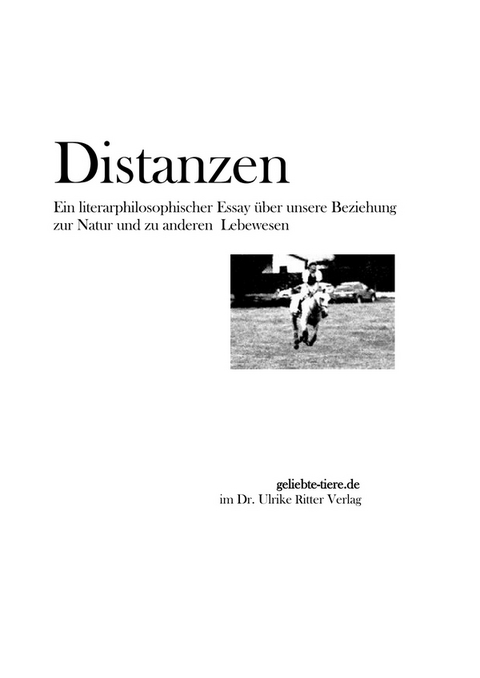 Distanzen. - Ulrike Ritter