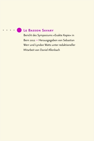 Le Basson Savary - 