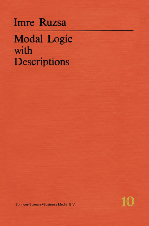 Modal Logic with Descriptions - Imre Rusza