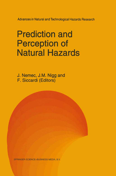 Prediction and Perception of Natural Hazards - 