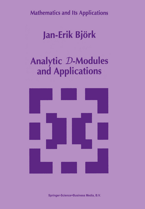 Analytic D-Modules and Applications - Jan-Erik Björk