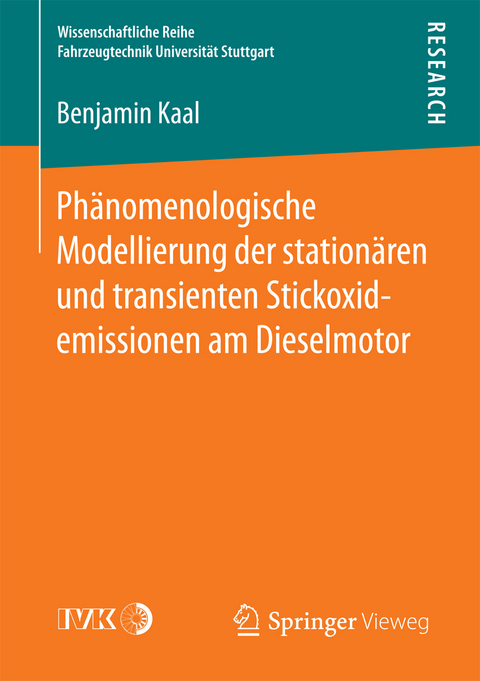 Phänomenologische Modellierung der stationären und transienten Stickoxidemissionen am Dieselmotor - Benjamin Kaal