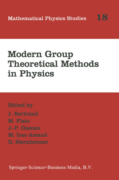 Modern Group Theoretical Methods in Physics - 