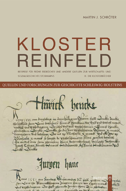 Kloster Reinfeld. III. Die Klosterbücher