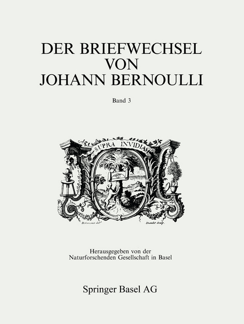 Der Briefwechsel von Johann I Bernoulli - Johann I Bernoulli