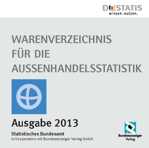 Warenverzeichnis für die Außenhandelsstatistik 2013 - CD-ROM