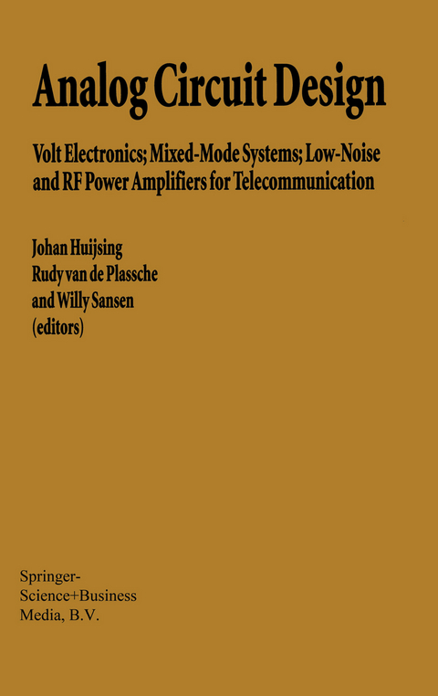 Analog Circuit Design - 