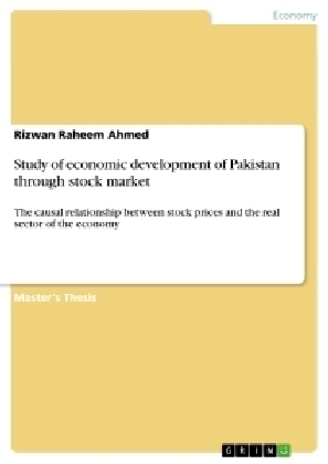 Study of economic development of Pakistan through stock market - Rizwan Raheem Ahmed