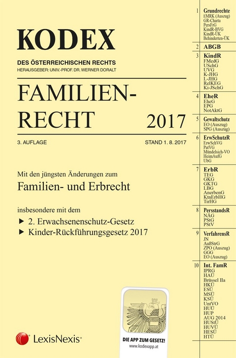 KODEX Familienrecht 2017 - 